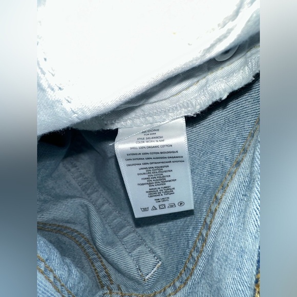 Re/Done Denim 90’s Comfy Short Size 24 - Picture 6 of 9